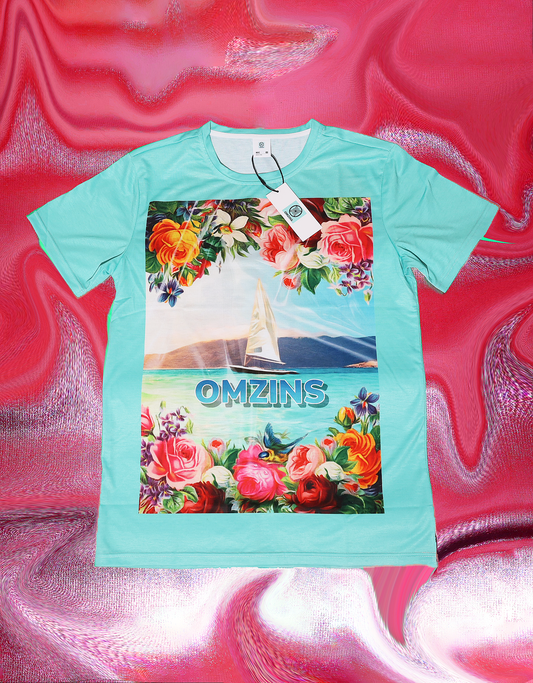 Océan Floral Men's Tee